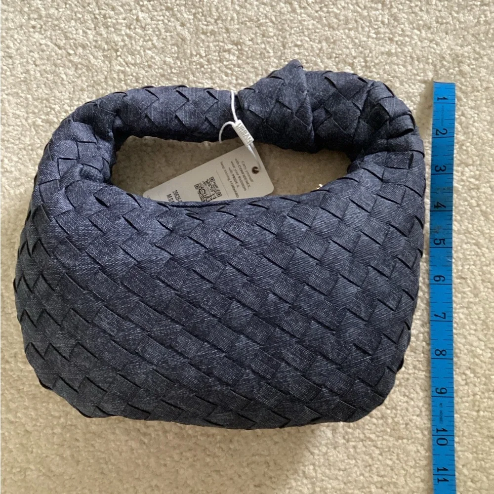 Urban Expressions Blue Hobo Bag with Woven Design (FINALPRICEDROP )